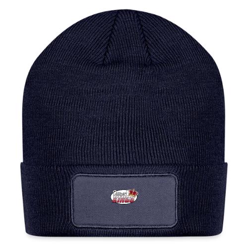 Passportkings white shirt design - Patch Beanie