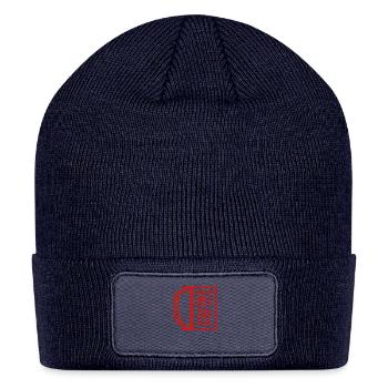 Insert Coin To Play Retro Arcade Gamer - Patch Beanie - navy - Front