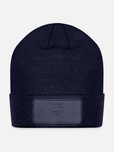 Loved You - Patch Beanie - navy