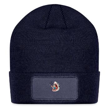 Stay positive - Patch Beanie - navy - Front