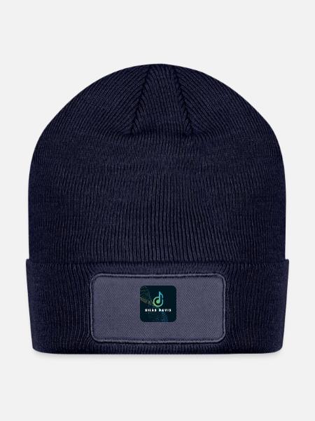 Silas Davis - Patch Beanie - navy
