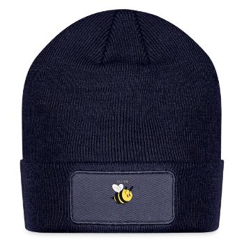 Let it bee! - Patch Beanie - navy - Front