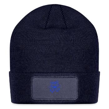Bunny Monster Evil Dangerous Cool Halloween Horror - Patch Beanie - navy - Front