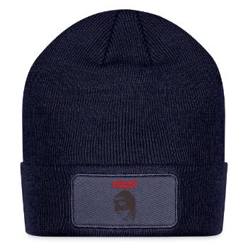 Life to Short and So are We - Patch Beanie - navy - Front