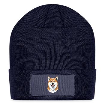 Akita - Patch Beanie - navy - Front
