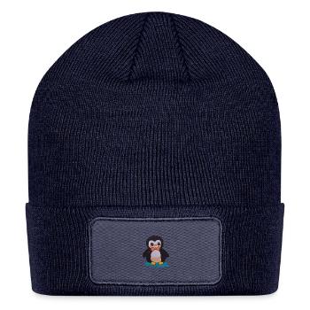 Penguin1 - Patch Beanie - navy - Front