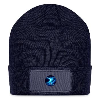Fantasy sailboat in Saturn universe - Patch Beanie - navy - Front