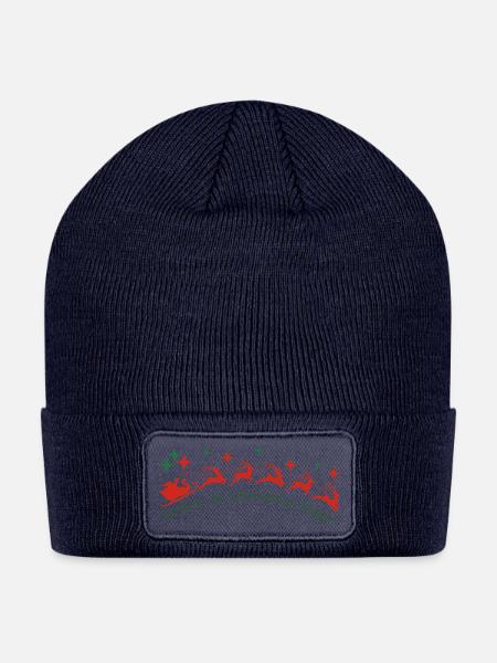 Believe In Christmas Magic - Patch Beanie - navy