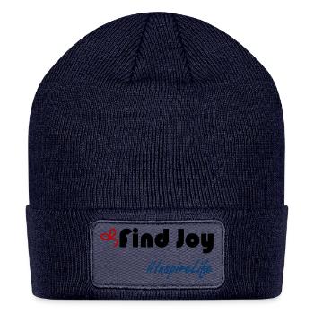 Find Joy - Patch Beanie - navy - Front