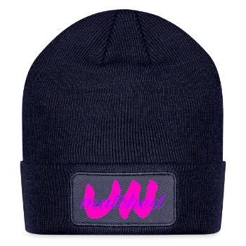 UNMATCHED SHEWEAR STREETWEAR Jumbo Unmatched - Patch Beanie - navy - Front