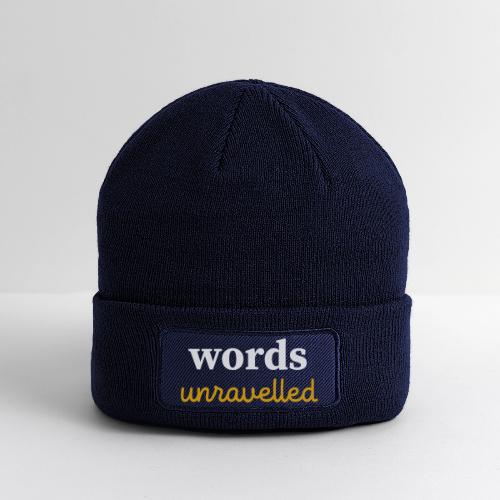 Words Unravelled Logo - Patch Beanie