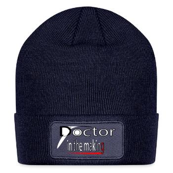 doctor in the making - Patch Beanie - navy - Front