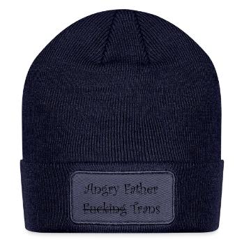 Angry Father F Trans - Patch Beanie - navy - Front