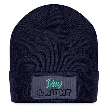 JOUR ET NUIT - Patch Beanie - navy - Front