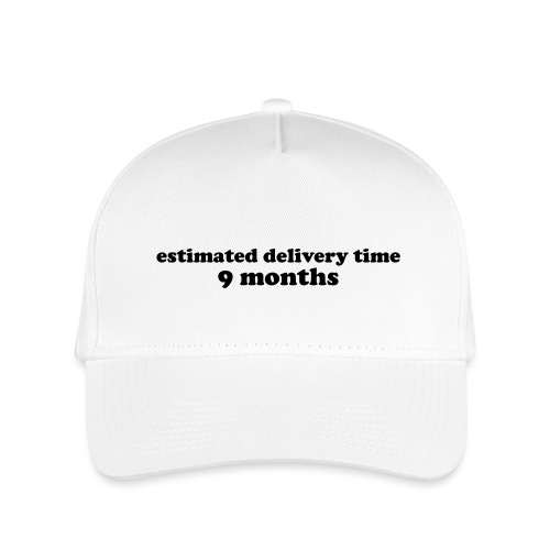 Estimate Delivery Time 9 Months Pregnancy Quote - Kid's Baseball Cap