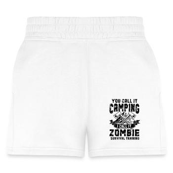 Funny You Call It Camping Survival Training - Women's Jogger Short - white - Front