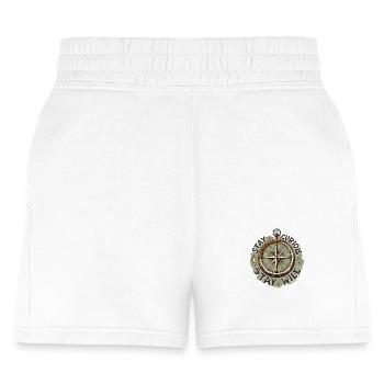 Stay Curious, Stay Wild – Adventurous & Free-Spiri - Women's Jogger Short - white - Front