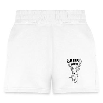 Beer Season 2 Camo Funny Deer Hunter - Women's Jogger Short - white - Front