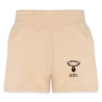 Newfoundland Pride Moose Tee - Women's Jogger Short - nude - Front