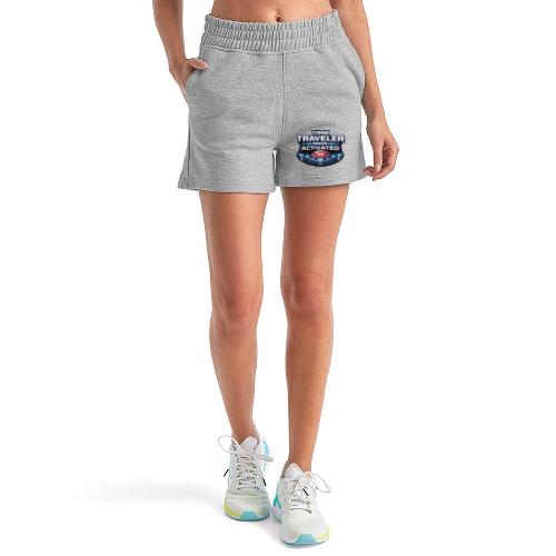 Time Traveler Mode – Futuristic Neon Sci-Fi Tee - Women's Jogger Short