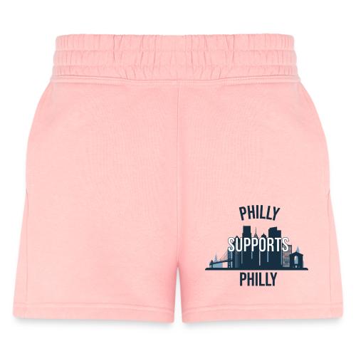 Philly Supports Philly skyline blue transparentbg - Women's Jogger Short