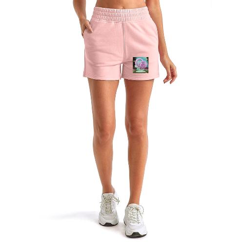 Lila Bloom | Double Floral Eco-Inspired Art - Women's Jogger Short