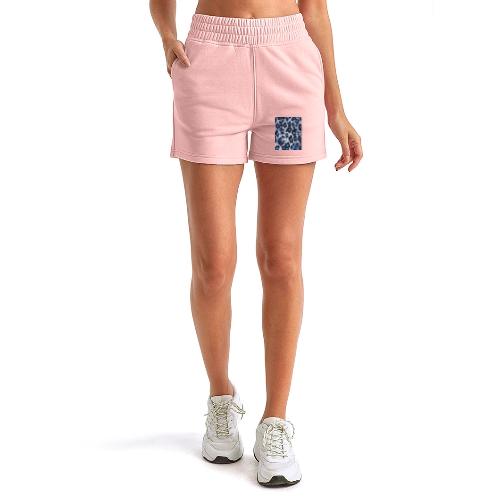 blue ank black leopard pattern - Women's Jogger Short