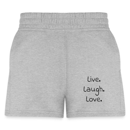 Smoon City_Live laugh love Black - Women's Jogger Short