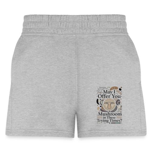 Mushroom in These Trying Times T-Shirt - Women's Jogger Short