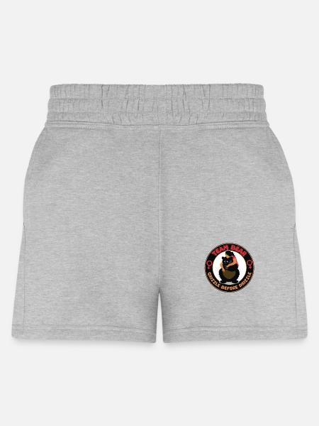 TEAM BEAR - Women's Jogger Short - heather gray