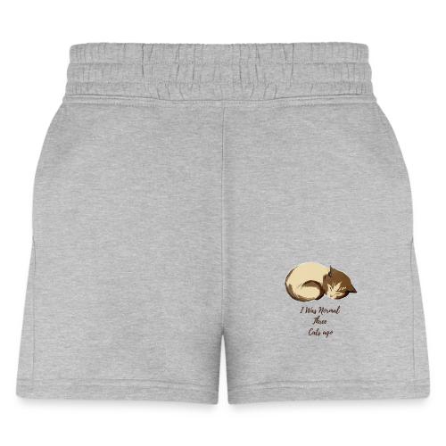 I Was Normal Three Cats Ago Funny Cat T-Shirt - Women's Jogger Short