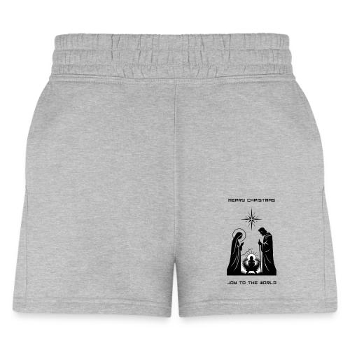 Joy to the World T-Shirt | Minimalist Nativity - Women's Jogger Short