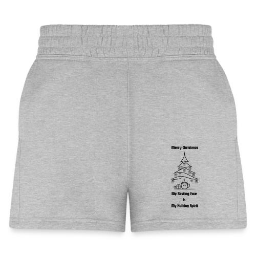 My Resting Face Is My Christmas Spirit T-Shirt - Women's Jogger Short