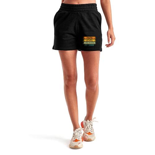 Papa Level Unlocked! - Women's Jogger Short