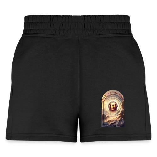 Easter He Is Risen Sacred Face T Shirt, wife Gift - Women's Jogger Short