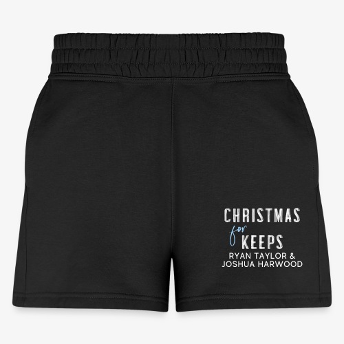Christmas for Keeps - White Font - Women's Jogger Short