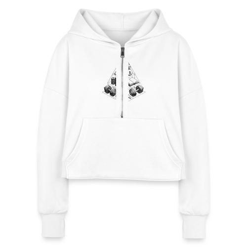 The Resolution Pyramid T-Shirt, Mug, & Leggings - Women's Half Zip Cropped Hoodie