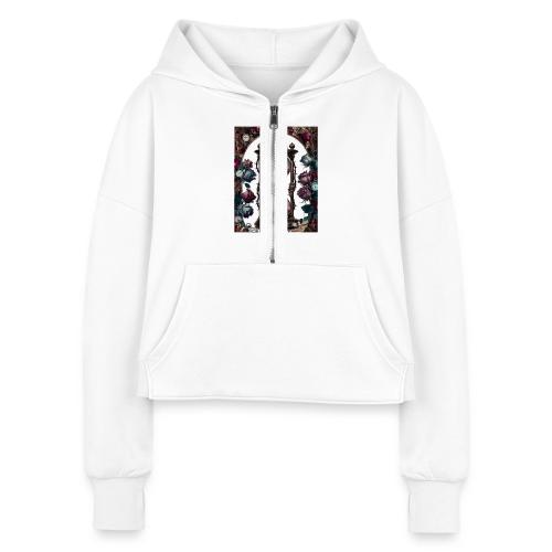 Love Expires (Mine Did First) T-Shirt - Women's Half Zip Cropped Hoodie