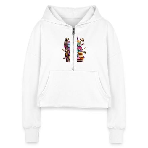 Appointment Coordinator Pro T-Shirt | Herding Cats - Women's Half Zip Cropped Hoodie