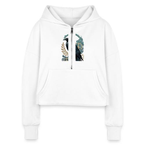 Tantrum Negotiator Pro T Shirt - Women's Half Zip Cropped Hoodie