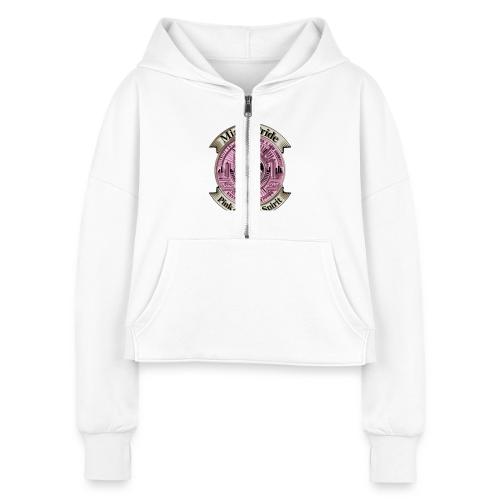 Miami Pride T Shirt, Soccer City Pride Gift - Women's Half Zip Cropped Hoodie