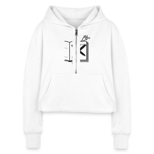Jan 1st T-Shirt | Sarcastic New Year's - Women's Half Zip Cropped Hoodie