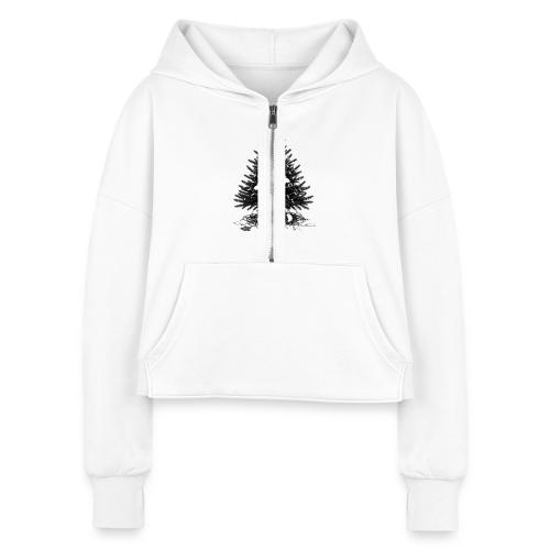 Procrastinator's Guide Christmas T-Shirt - Women's Half Zip Cropped Hoodie