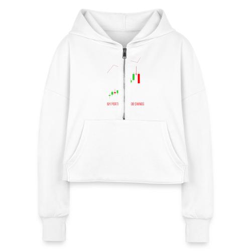 Technical Analysis Trading T-Shirt| Sarcastic - Women's Half Zip Cropped Hoodie