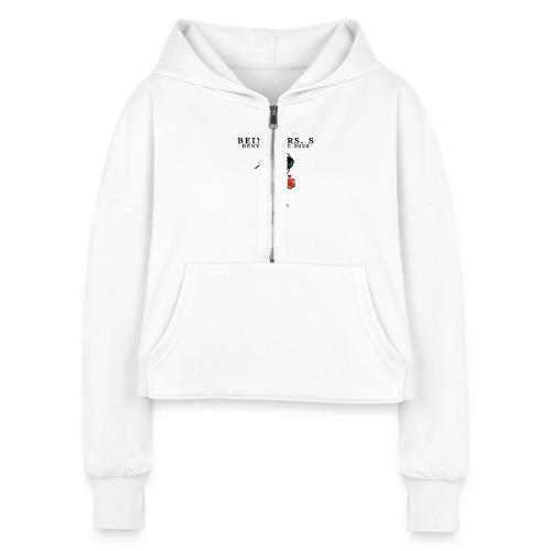 Being Mrs. S_Middle_Denver Since 2020 - Women's Half Zip Cropped Hoodie
