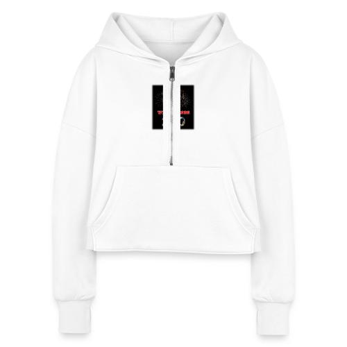 1776 - 2026 - 250 Years USA | Fireworks - Women's Half Zip Cropped Hoodie