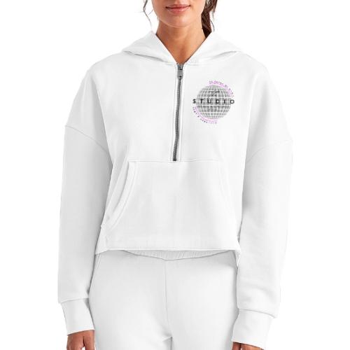 10 Years of Music, Movement, and Love - Women's Half Zip Cropped Hoodie