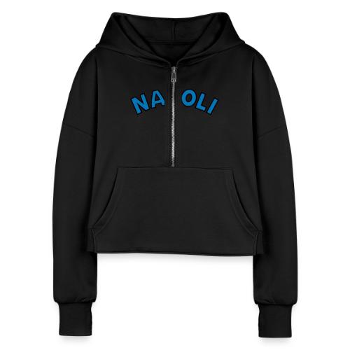 Napoli - Women's Half Zip Cropped Hoodie