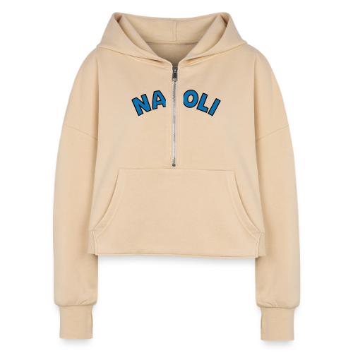 Napoli - Women's Half Zip Cropped Hoodie