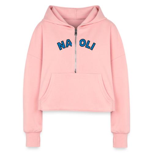 Napoli - Women's Half Zip Cropped Hoodie